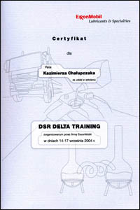 dexol certyfikat delta kch